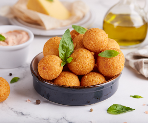 Receta Bolitas de frijol y queso